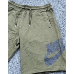 Nike FT Gx Shorts‎ Men Small Green Training Cotton Drawstring Pockets Y2K